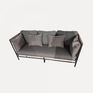 outdoor sofa, patio sofa, rattan outdoor furniture, PVC rattan sofa, waterproof outdoor sofa, stainless steel outdoor furniture, modern patio seating, weather-resistant sofa, outdoor lounge furniture, luxury outdoor sofa
