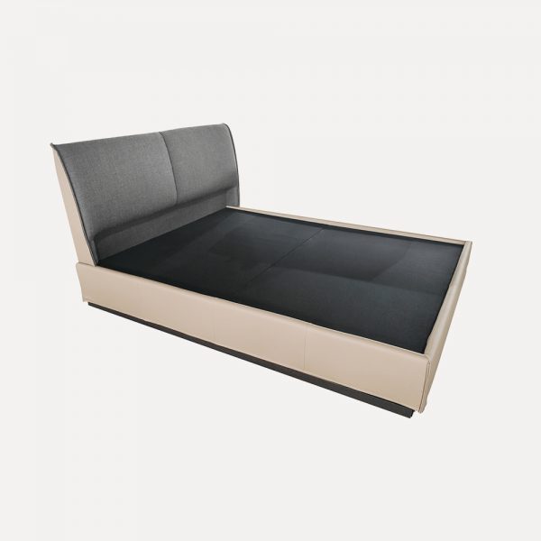 Modern PU Fabric Bed – Plywood & Foam Construction, Customizable Size, UK-Compliant Upholstered Headboard - Image 3