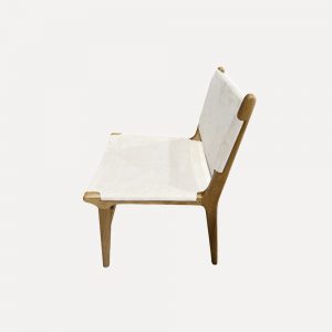Dutch modern dining chair, solid oak dining chair, cream leather chair, EU standard dining furniture, minimalist dining chair, contemporary dining chair, genuine leather seat