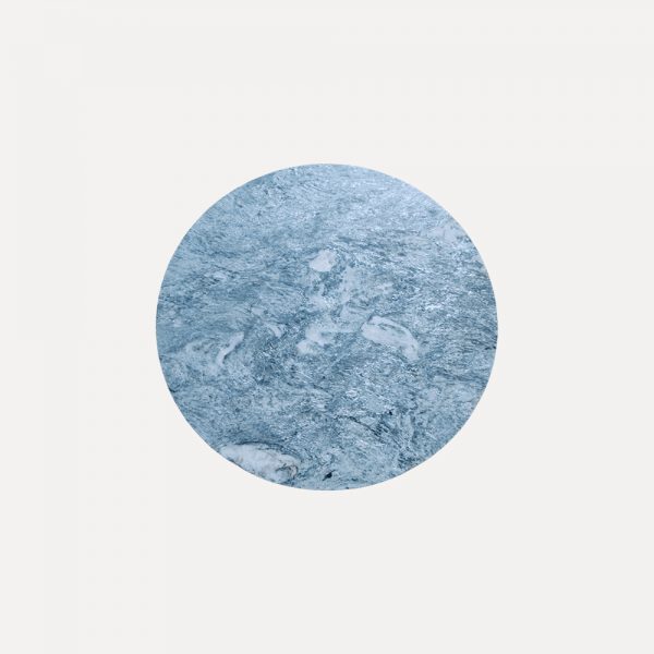 Chinese Designer Side Table – Italian Matte Green Marble (W500×D500×H550MM) - Image 3