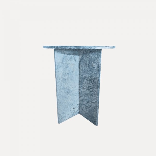 Italian marble side table, matte green marble table, Chinese designer accent table, luxury marble end table, natural stone coffee table, premium sofa side table, small modern marble table, solid marble furniture, green marble pedestal table, designer marble side table