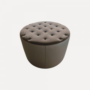 modern ottoman, upholstered ottoman, fabric ottoman stool, button-tufted ottoman, living room ottoman, compact ottoman seat, UK export furniture, plywood pine ottoman, modern footrest stool, versatile ottoman for home