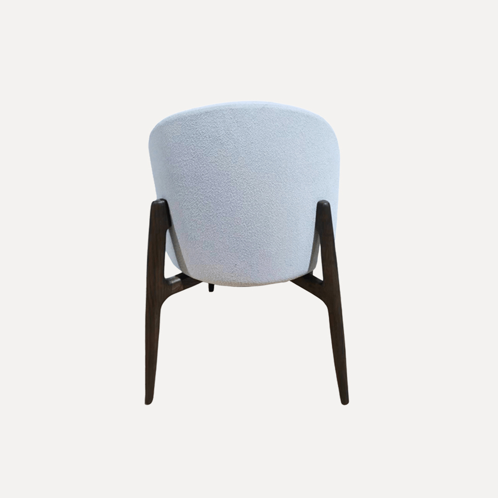 Ergonomic Study Chair with Pine & Oak Wood Frame – Modern Dining and Home Office Chair - Image 3