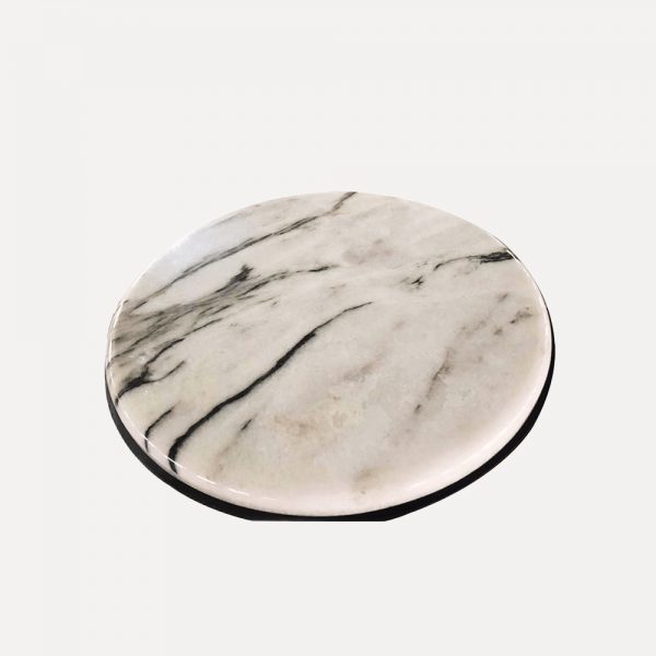 Japanese designer bar table, Panda White marble table, stainless steel base table, high bar table, customizable marble table, modern commercial bar furniture, luxury marble cocktail table, public space high table, designer tea lounge table, premium marble stainless steel table