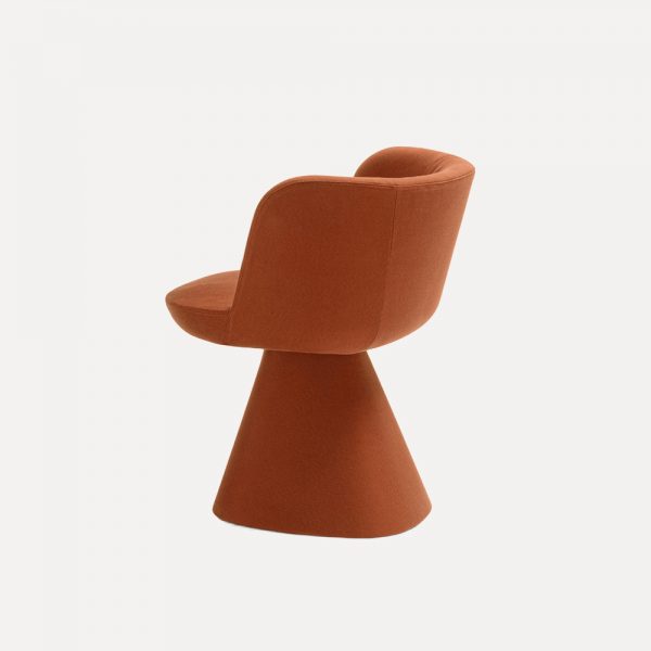 Italian Style Armchair – Cream Wind, Modern Designer Dining & Makeup Chair with Optional Rotatable Base