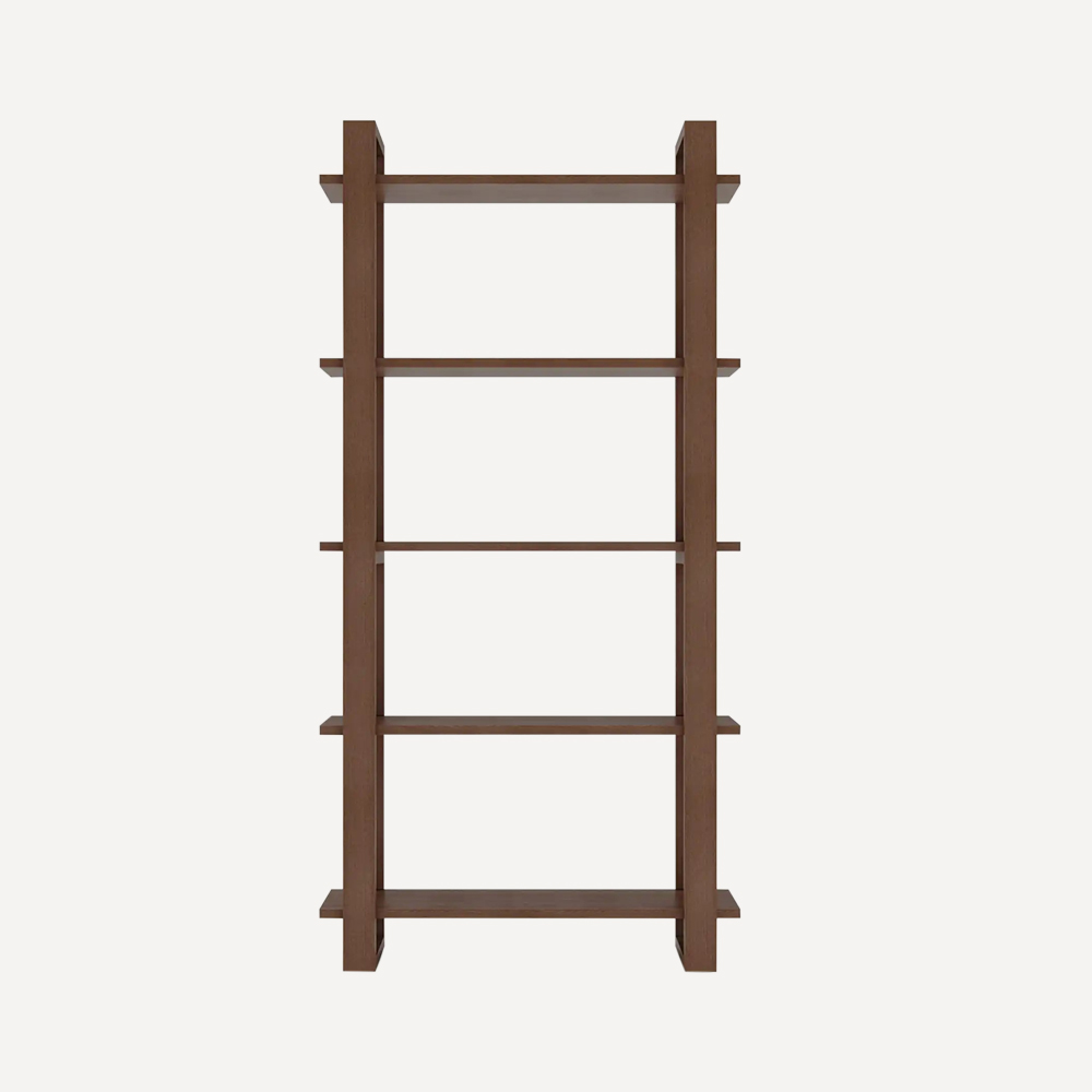 wall-mounted bookcase, flat-pack wooden bookshelf, white ash veneer shelving, timeless design bookcase, customizable wood shelving, oak veneer bookshelf, walnut veneer bookshelf, easy assembly wall bookcase, American standard wood shelving, modern wall-mounted storage, display shelving for bookstores, space-saving wall cabinet